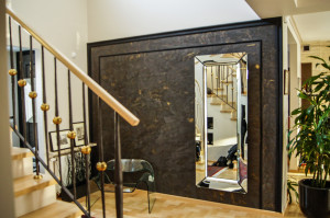 Czarny Stiuk + złoto